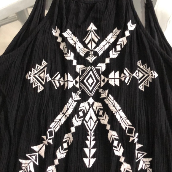 Worn once - FOREVER 21 Embroidered Mini Sundress - Picture 4 of 8